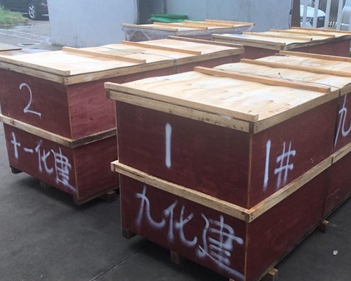 支吊架到(dào)貨現場